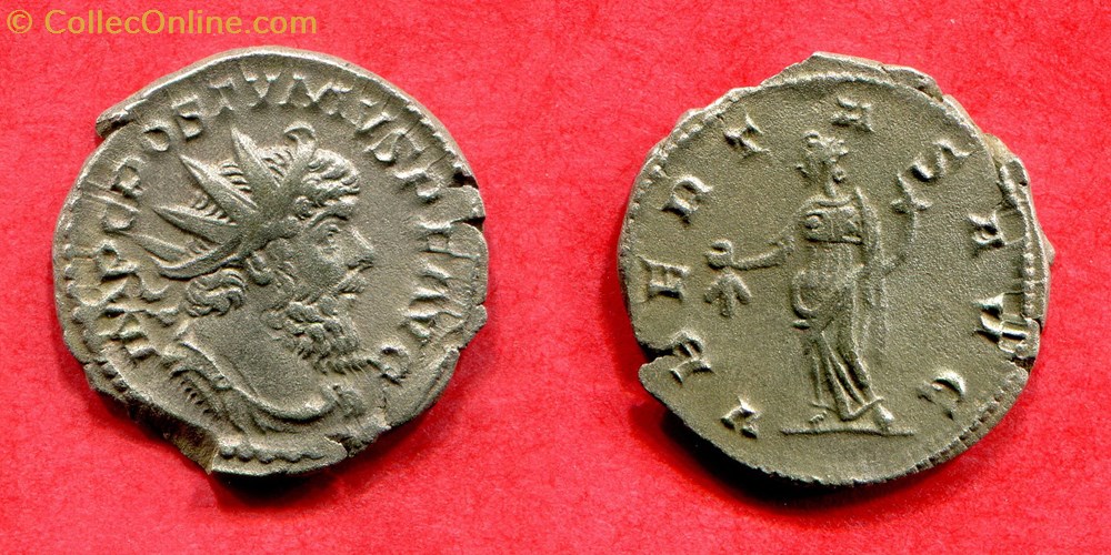 POSTUME - VBERT-A-S AVG - RIC 330 monnaie antique jc ap romaine republicaine imperiale postume vbert a s avg ric 330