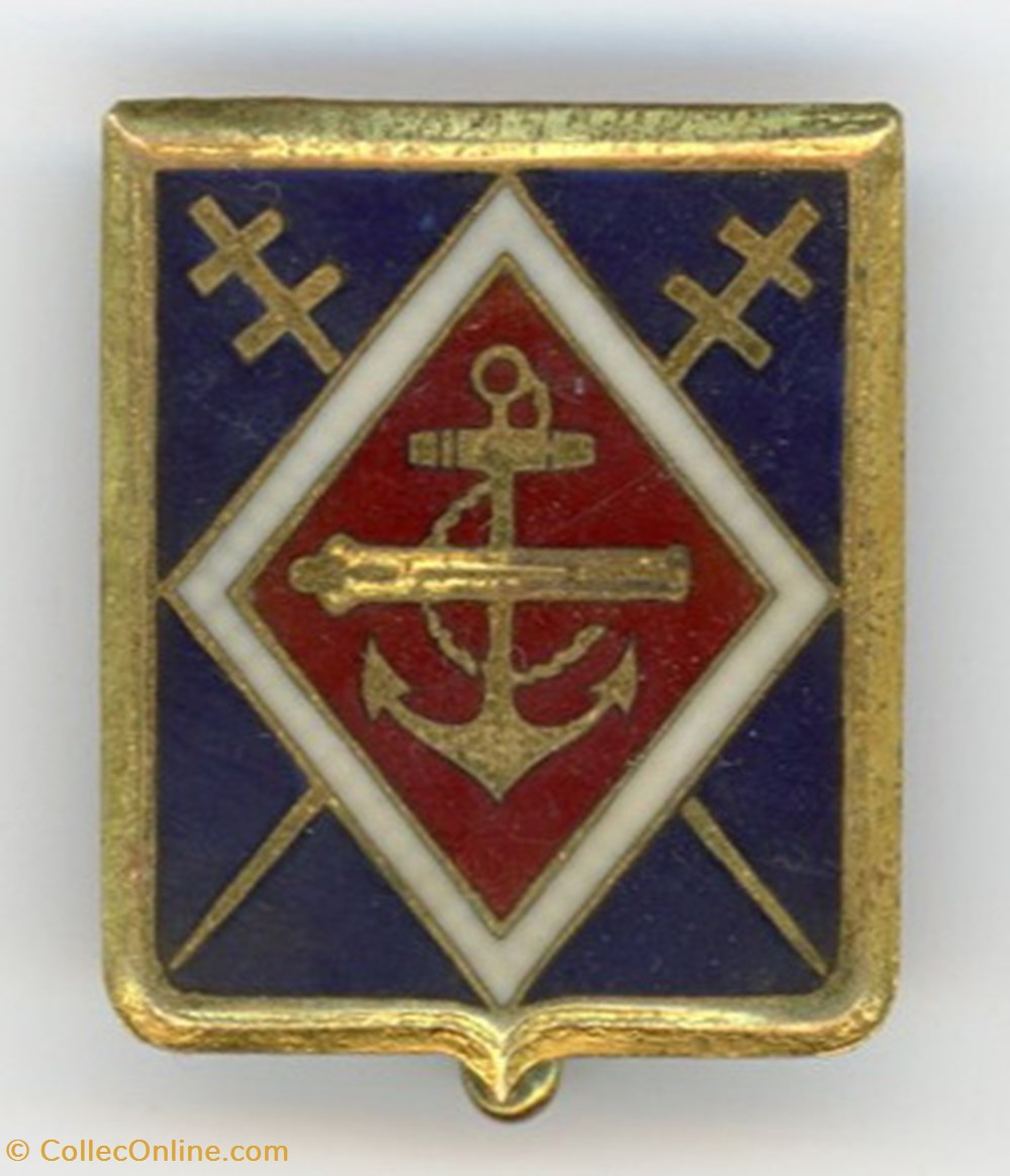 Insigne R Giment D Artillerie De Marine R A Ma Militaria