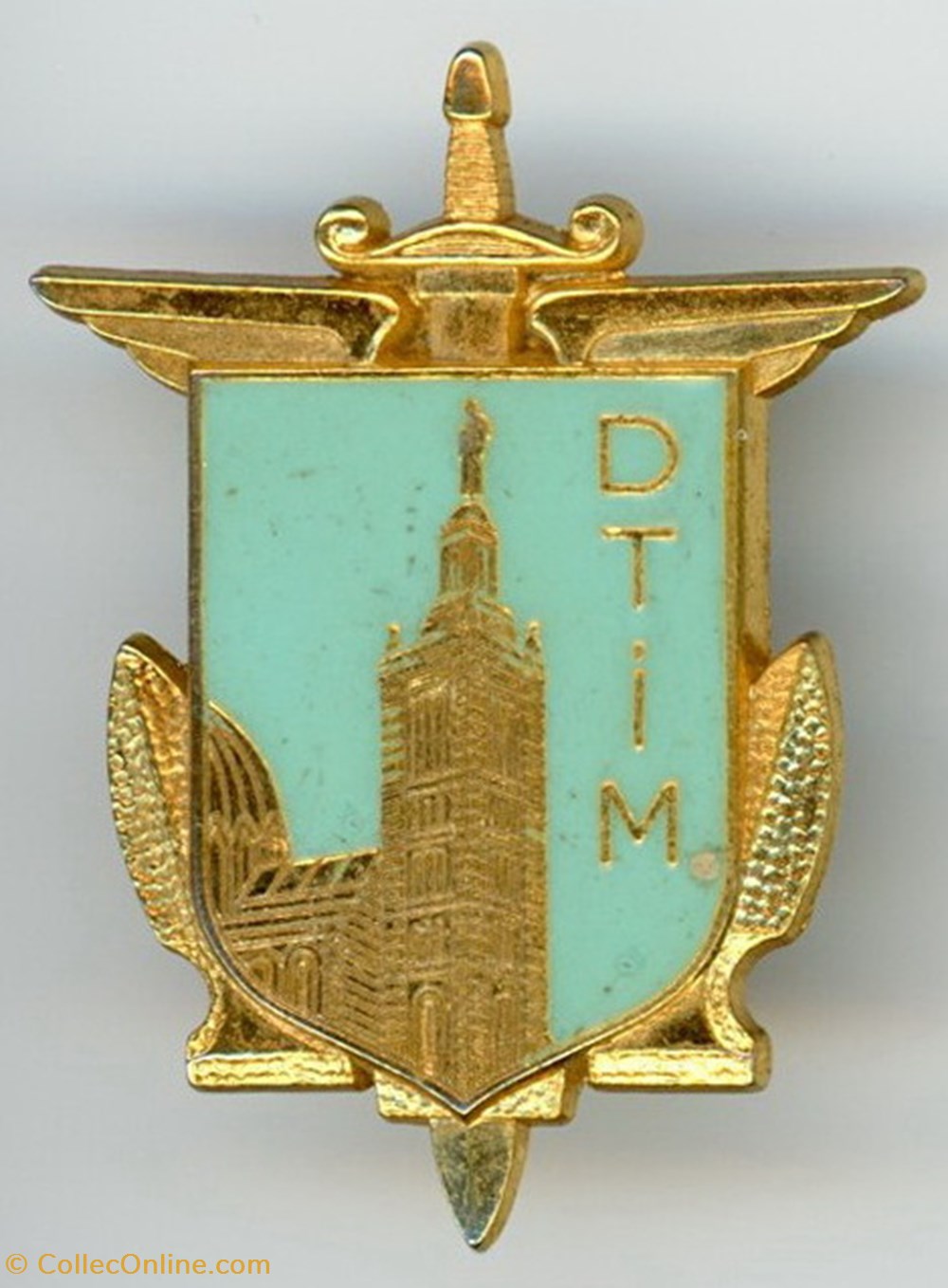 Insigne Base de Transit Interarmées Méditerranée - BTIM - Marseille - France militaria medailles insignes insigne base de transit interarmees mediterranee btim marseille france
