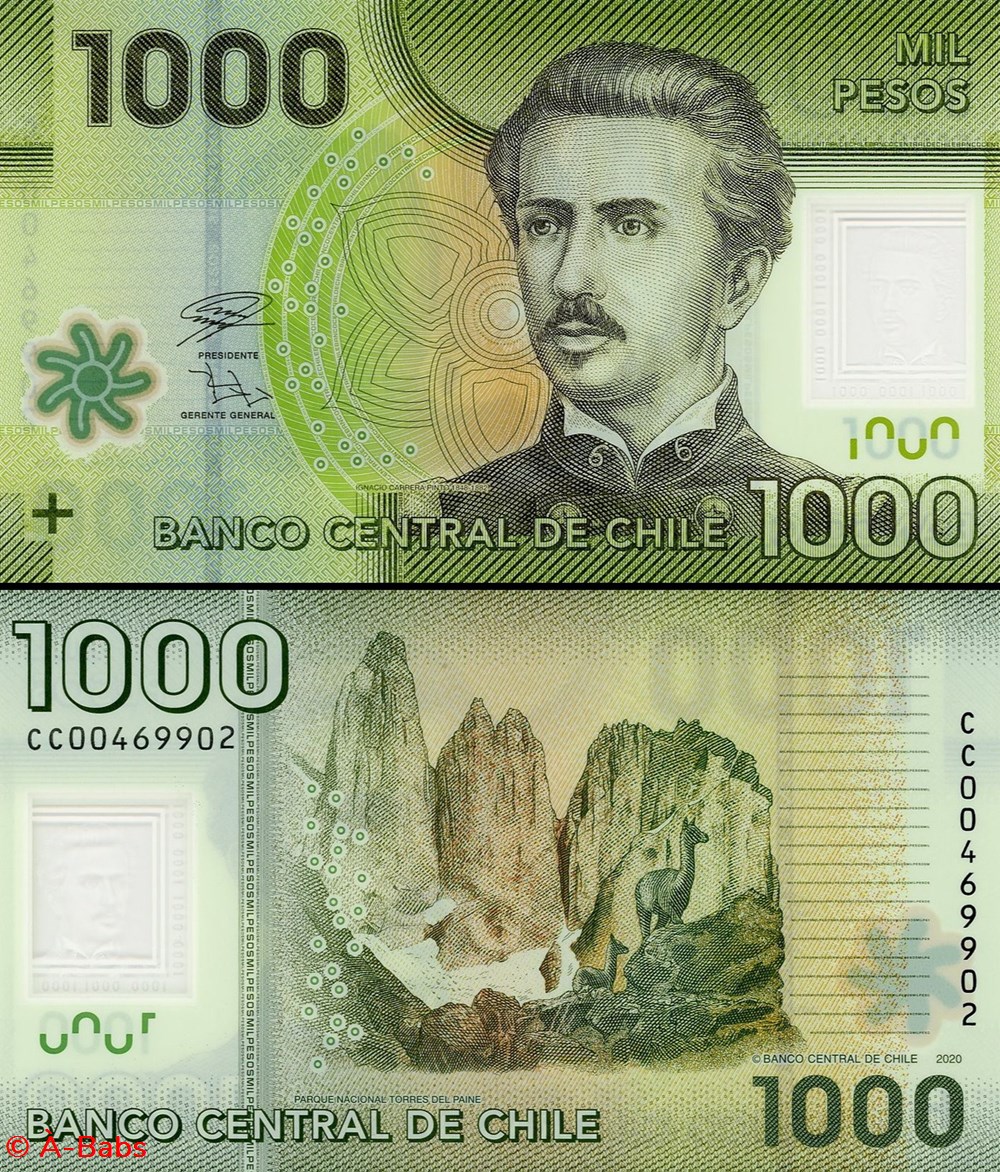 CHILI - PICK 161 k - 1000 PESOS - 2020 billets amerique du sud chili pick 161 k 1000 pesos 2020