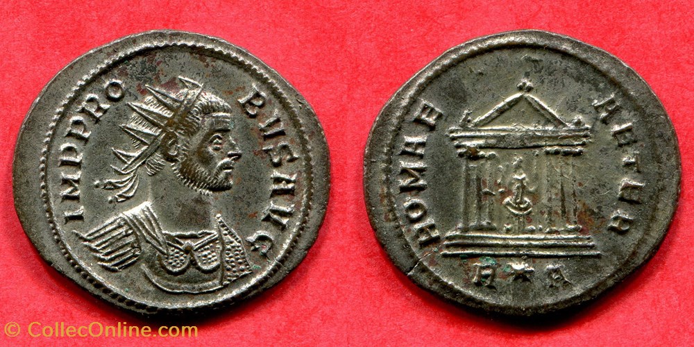 monnaie antique av jc ap romaine republicaine imperiale probus romae aeter ric 185
