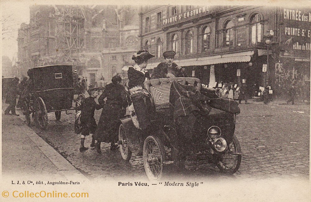 Collection Paris Vécu - N°074 cartes postales europe france collection paris vecu n 074