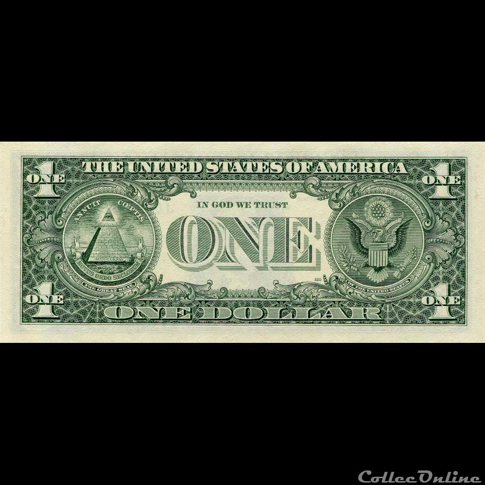 J- 1$ Federal Reserve Notes - Small Size 1988 Series billet amerique du nord etat uni j 1 federal reserve notes small size 1988 series