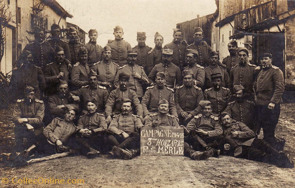 3° Régiment de Hussards - Senlis cartes postales europe france 3 regiment de hussards senlis