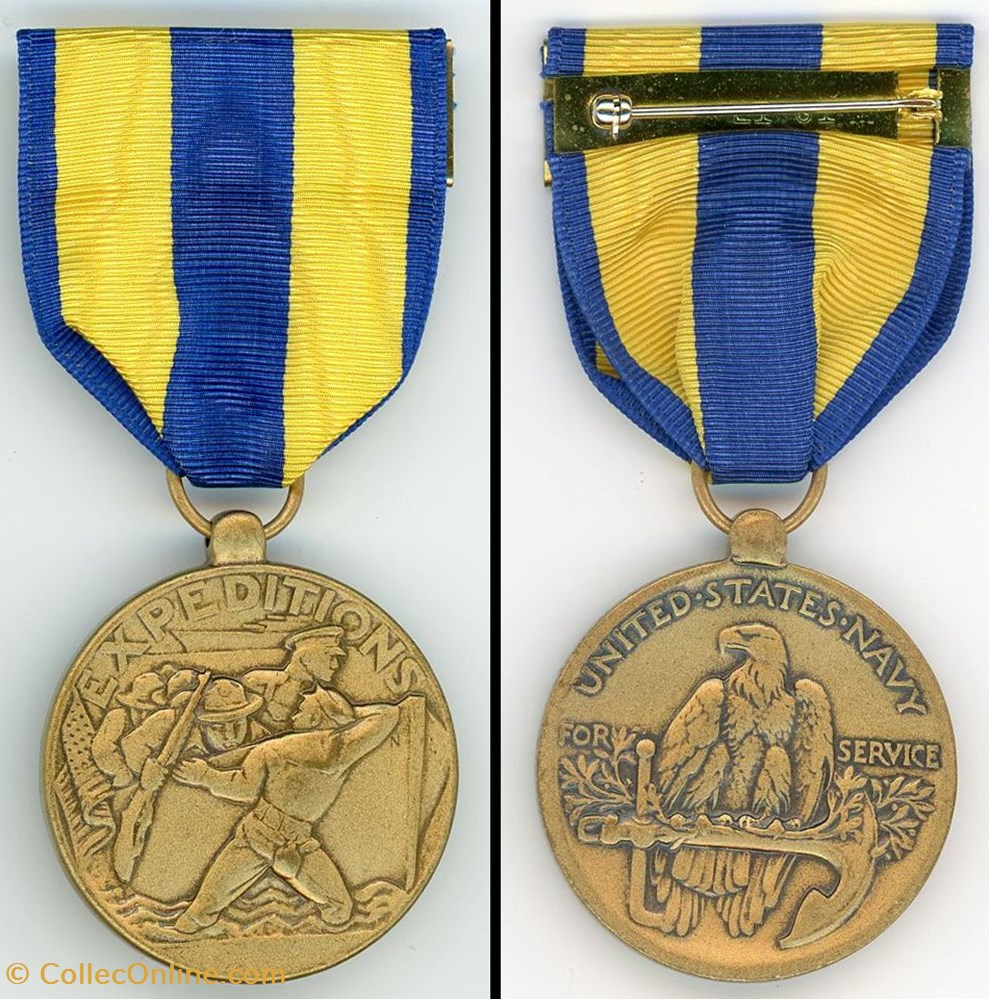 medailles etats unis navy expeditonary medal usa