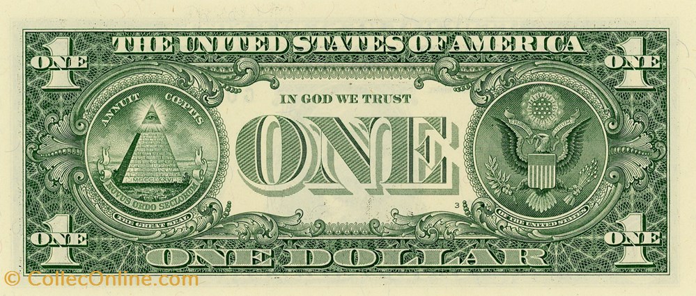 G- 1$ Federal Reserve Notes - Small Size 2017 Series billets amerique du nord etats unis g 1 federal reserve notes small size 2017 series