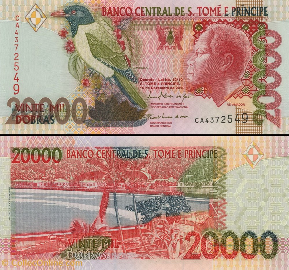 SAO TOME ET PRINCIPE - PICK 67d - 20 000 DOBRAS - 2010 billets afrique sao tome et principe pick 67d 20 000 dobras 2010