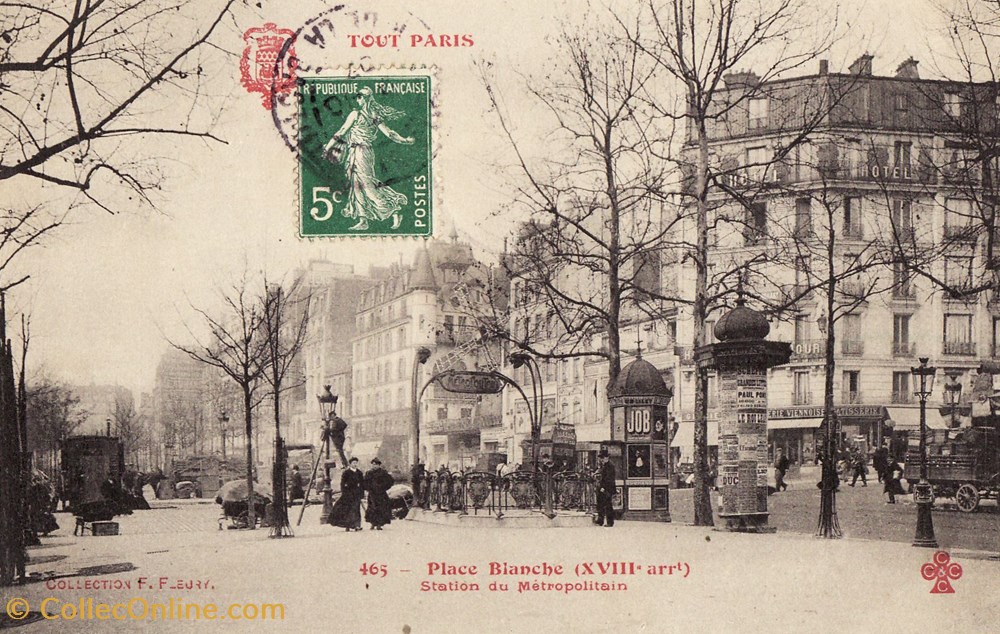 cartes postales europe france collection tout paris 465