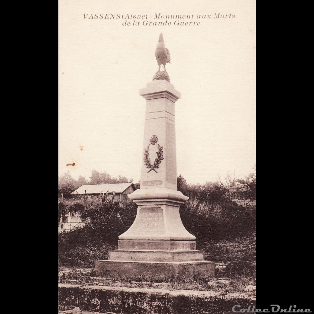 02 - Vassens carte postale france picardie 02 vassens