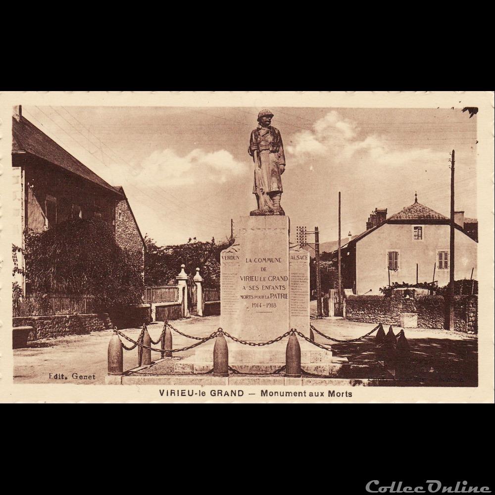 carte postale france auvergne 01 virieu le grand