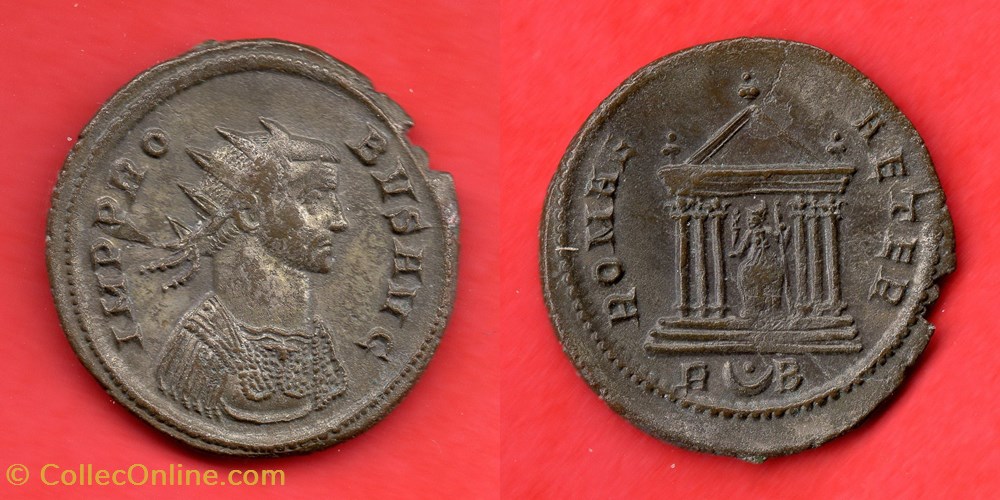 PROBUS - ROMAE AETER - RIC 185 monnaies antiques romaines imperiales republicaines probus romae aeter ric 185