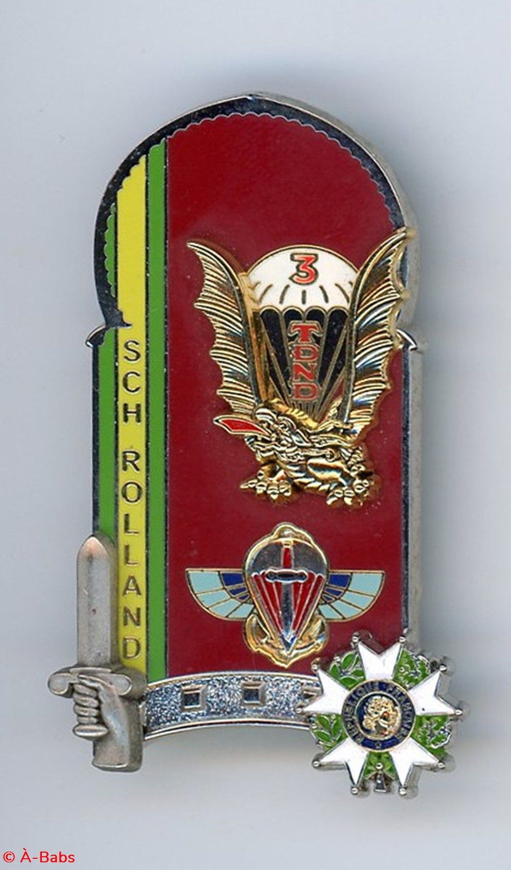 militaria medailles insignes insigne ensoa 306 promotion rolland louis
