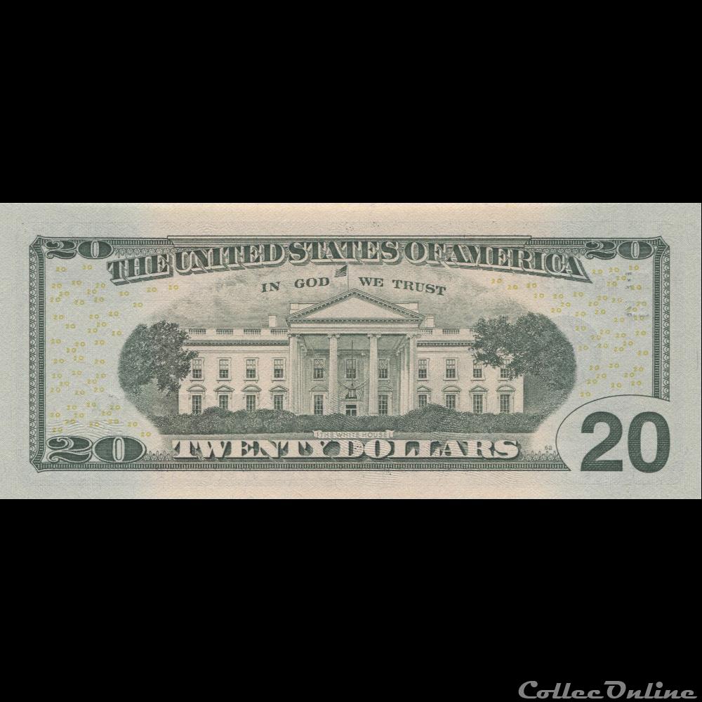 billets amerique du nord etats unis 20 federal reserve notes small size 2013 series