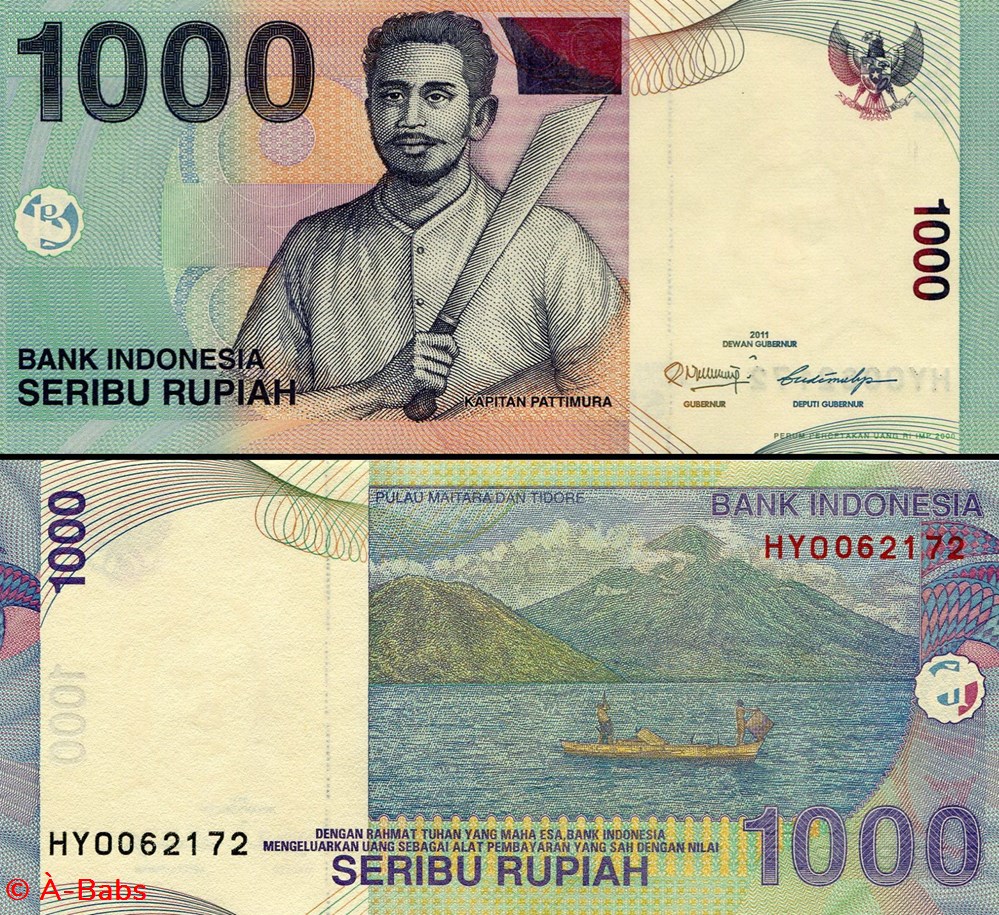 INDONÉSIE - PICK 141 k - 1000 ROUPIES - 2011 billets asie indonesie pick 141 k 1000 roupies 2011