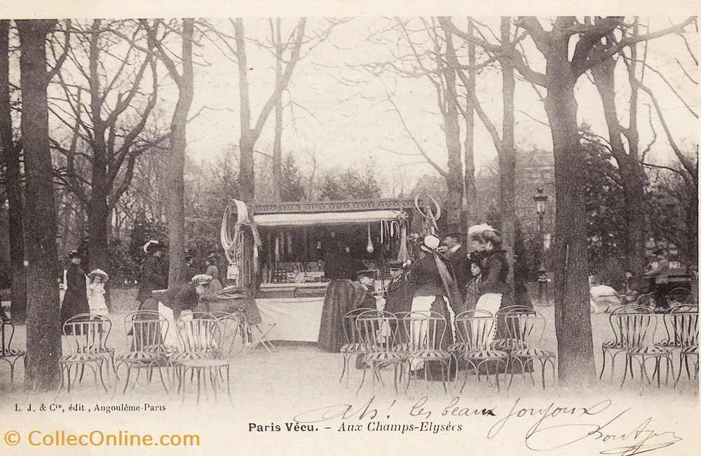cartes postales europe france collection paris vecu n 012