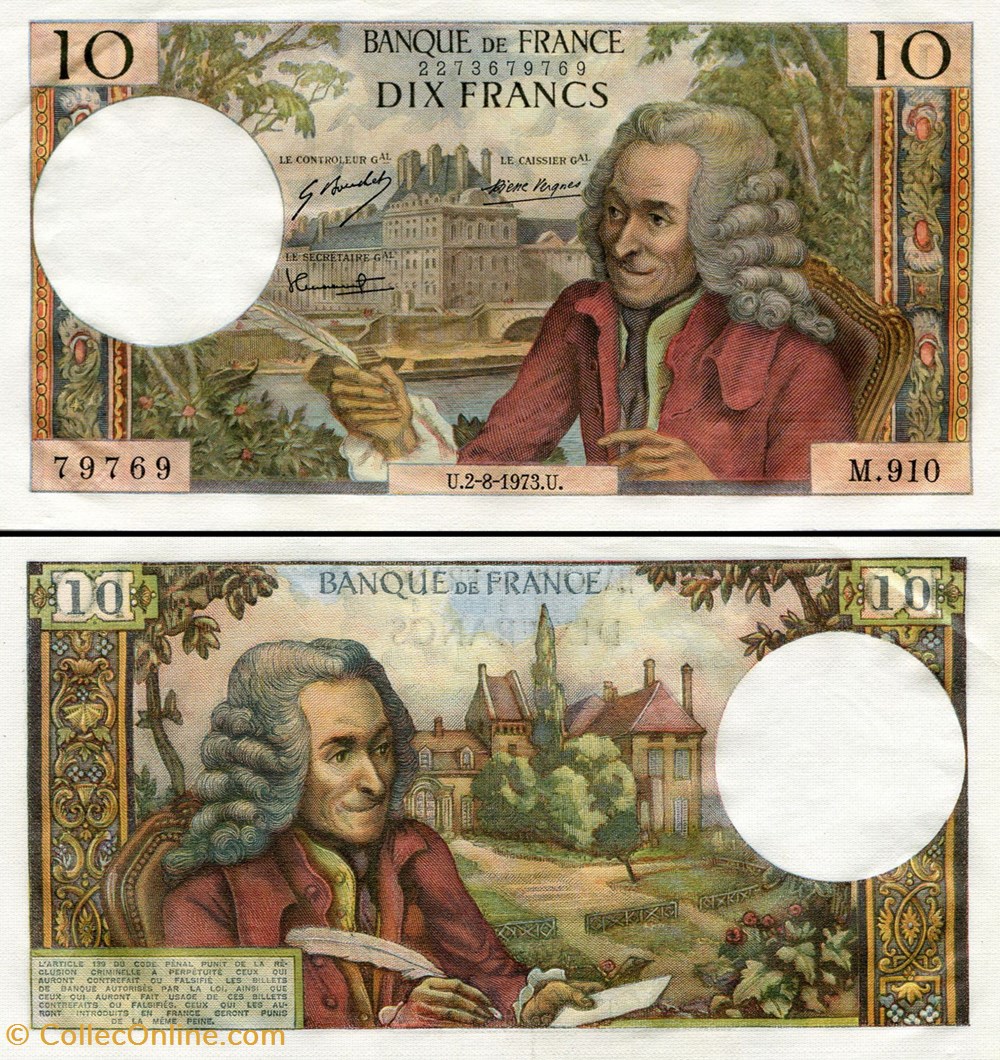 FRANCE - 10 FRANCS billets europe france 10 francs