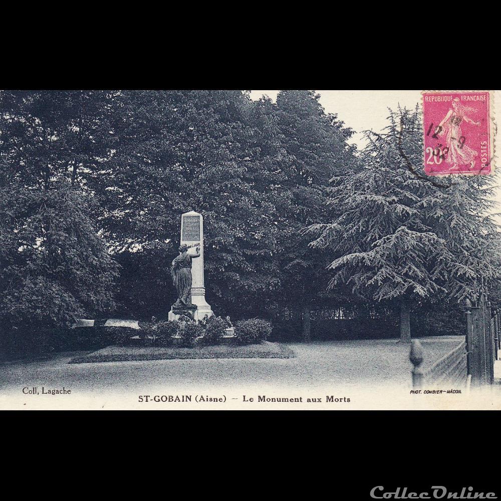 carte postale france picardie 02 saint gobain