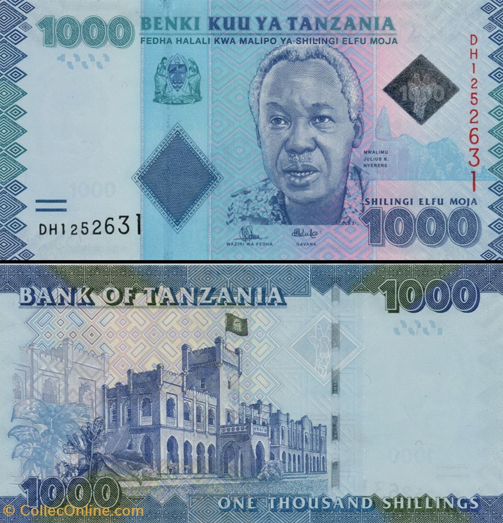 TANZANIE - PICK 41b - 1000 SHILINGI - 2015 billets afrique tanzanie pick 41b 1000 shilingi 2015