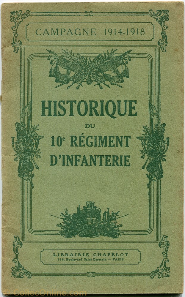 militarium livre revue catalogue historique du 10 regiment infanterie