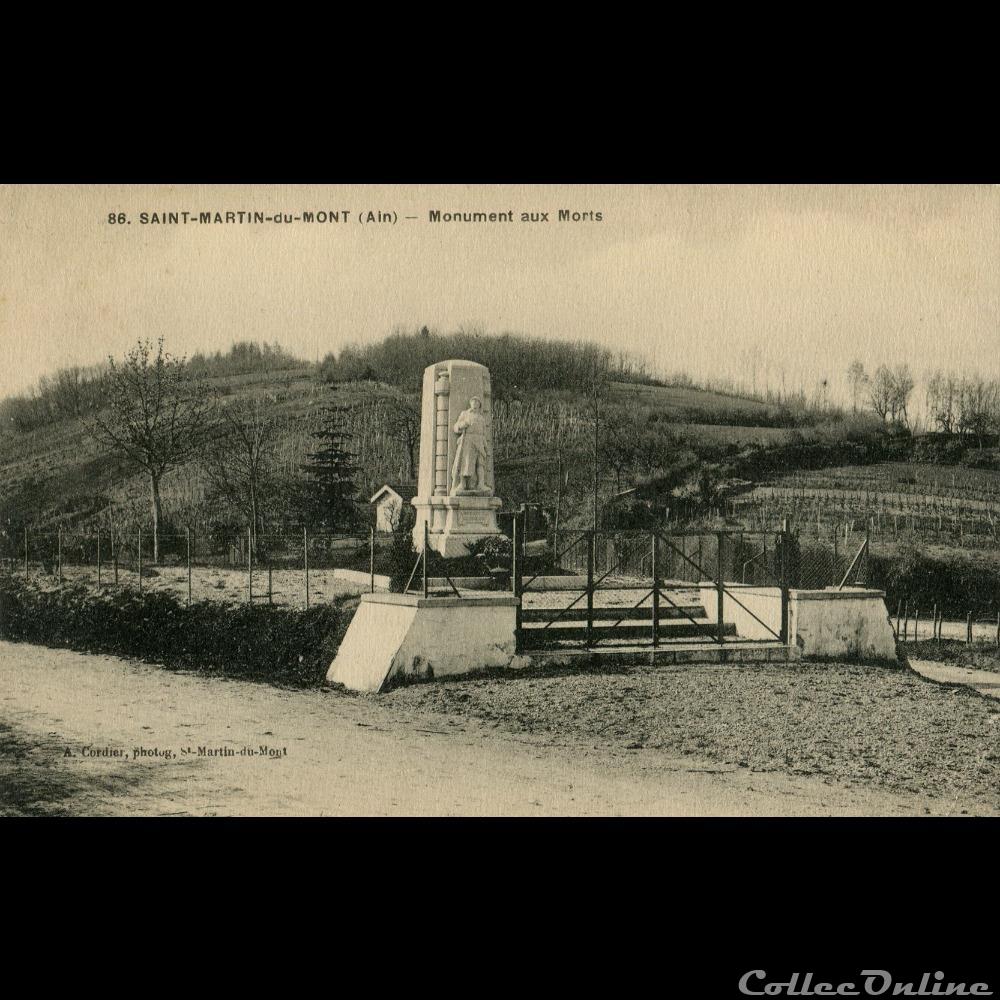 01 - Saint Martin du Mont carte postale france auvergne 01 saint martin du mont