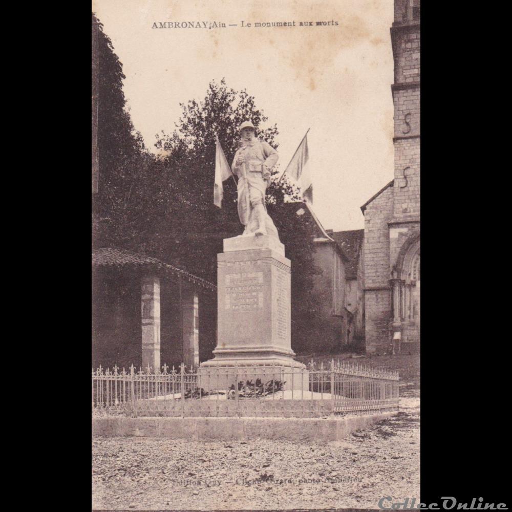 01 - Ambronay carte postale france auvergne 01 ambronay