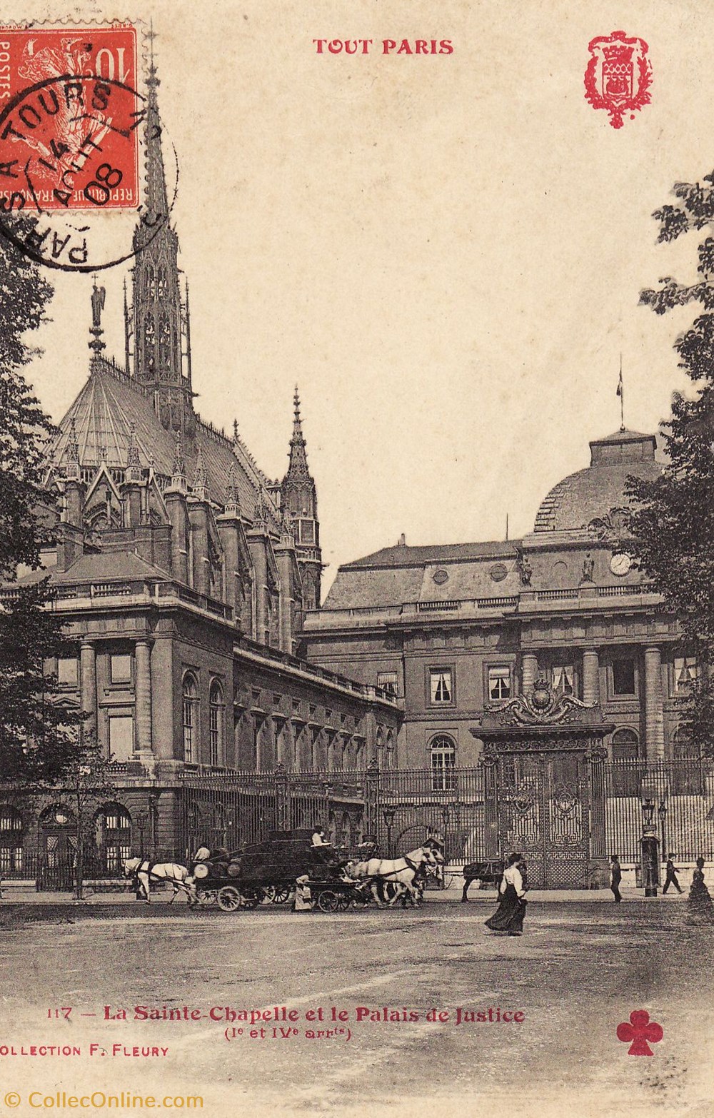 cartes postales europe france collection tout paris 117
