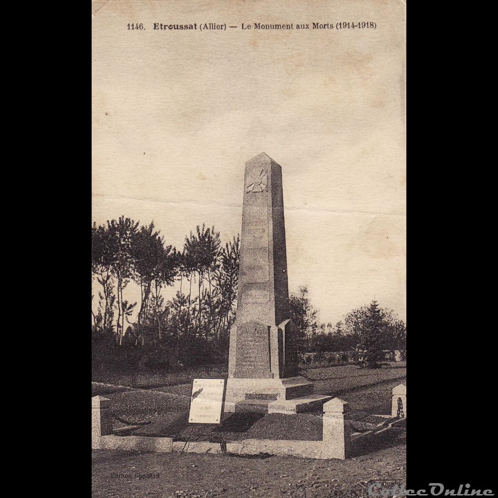 carte postale france auvergne 03 etroussat