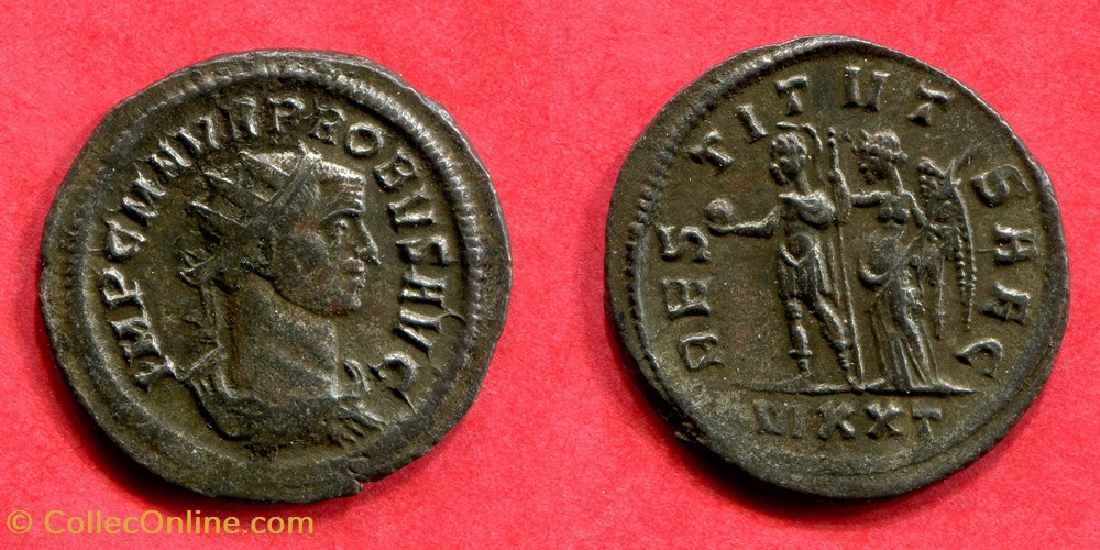 PROBUS - RESTITVT SAEC - RIC 401 monnaie antique av jc ap romaine republicaine imperiale probus restitvt saec ric 401