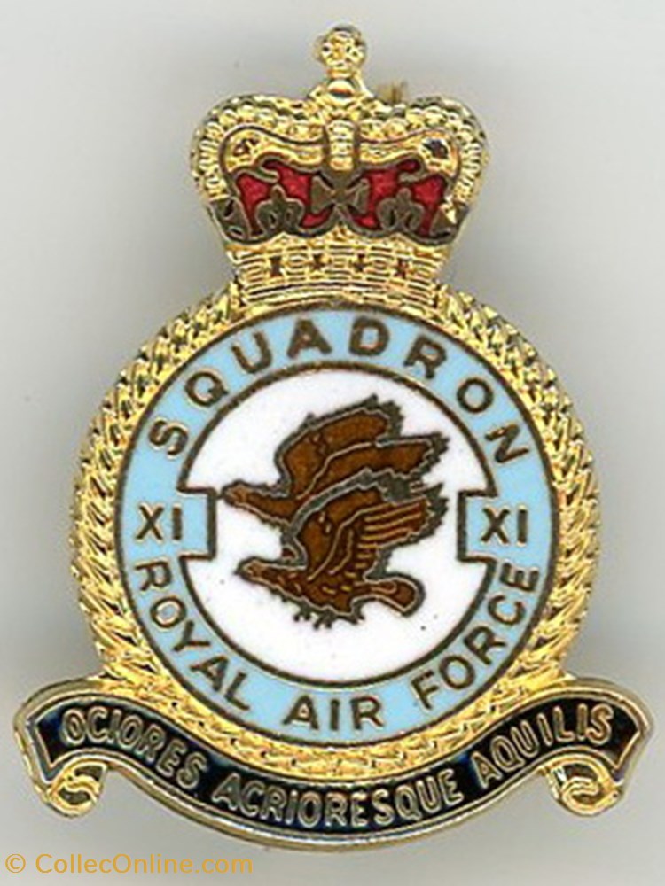 militarium medaille insigne r a f 11 squadron xi
