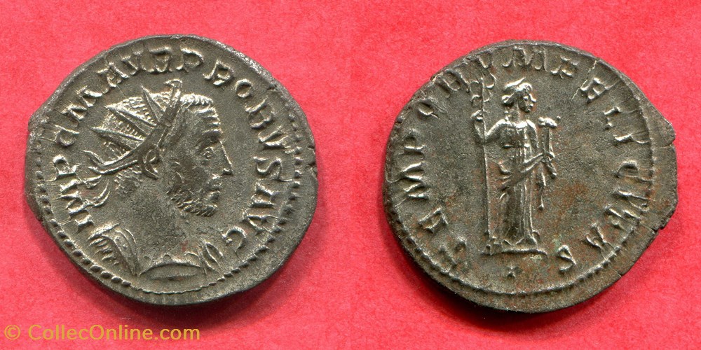 PROBUS - TEMPORVM FELICITAS - RIC 52 monnaie antique av jc ap romaine republicaine imperiale probus temporvm felicitas ric 52