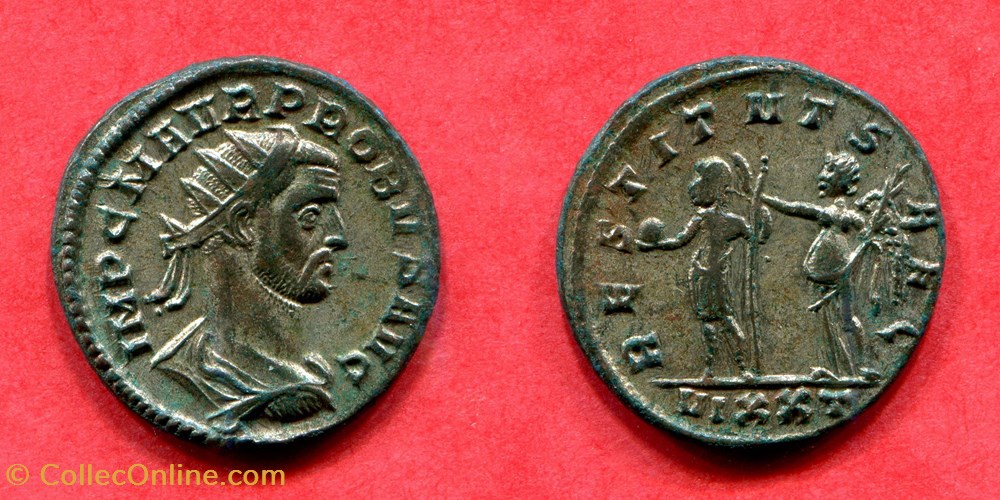 monnaie antique av jc ap romaine republicaine imperiale probus restitvt saec ric 401