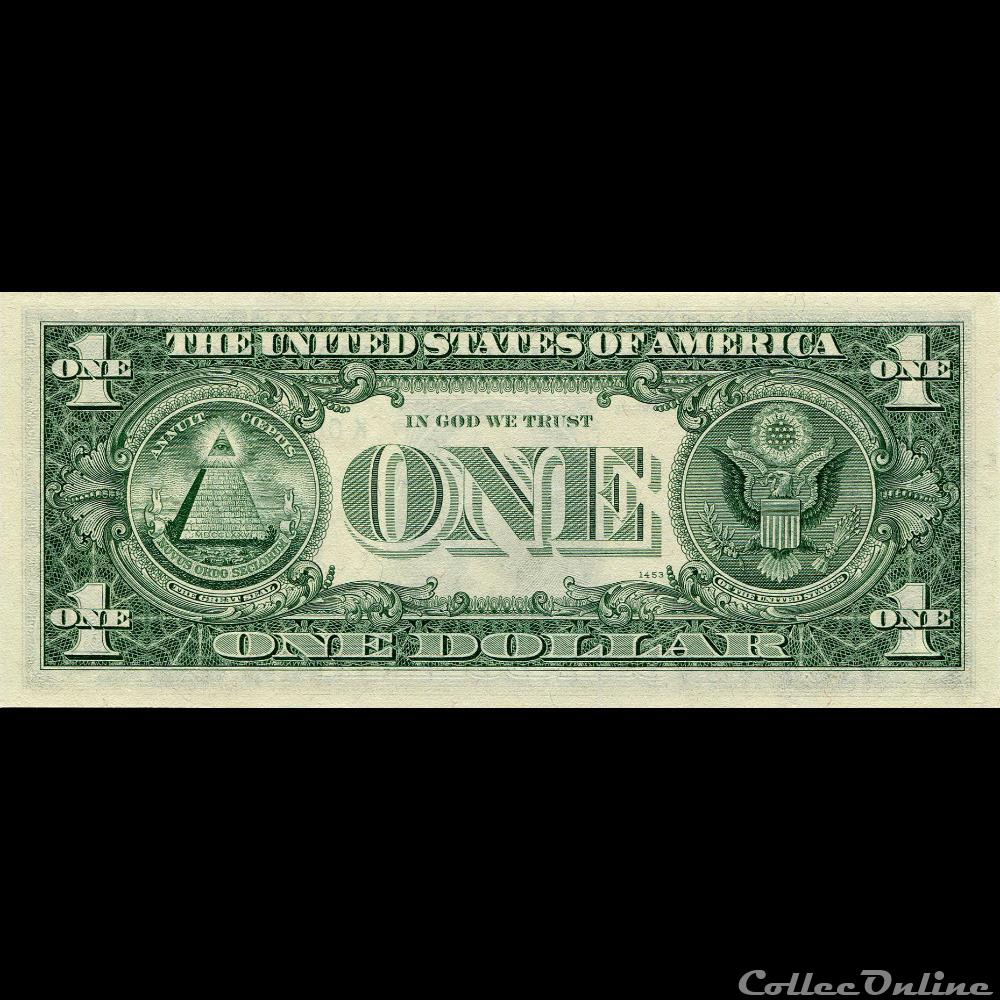 K- 1$ Federal Reserve Notes - Small Size 1969B Series billet etat uni banque france xxe k 1 federal reserve notes small size 1969b series