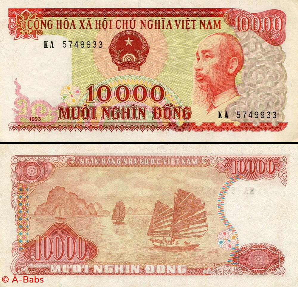 VIETNAM - PICK 115 a - 10 000 ÐONG - 1993 billets asie vietnam pick 115 a 10 000 ong 1993