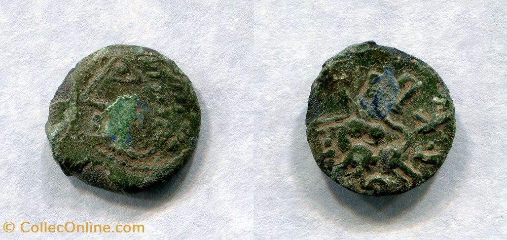 LINGONS (Région de Langres) Bronze EKPITO monnaies antiques celtes lingons region de langres bronze ekpito