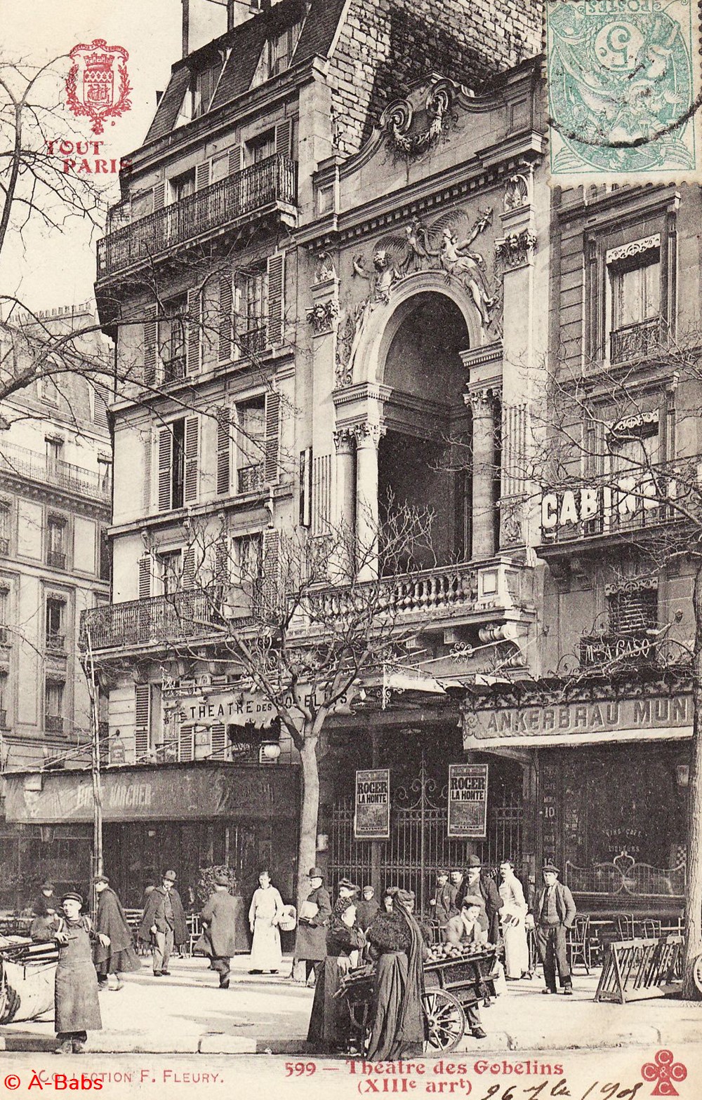 cartes postales europe france collection tout paris 599
