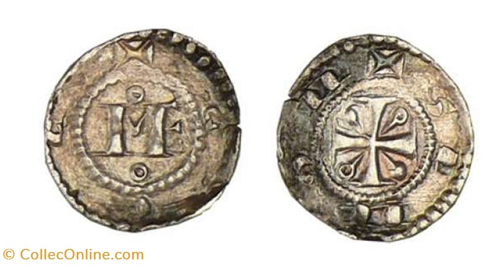 monnaies antiquite av jc ap romaines republicaines imperiales feodale artois denier communal arras au nom de simon