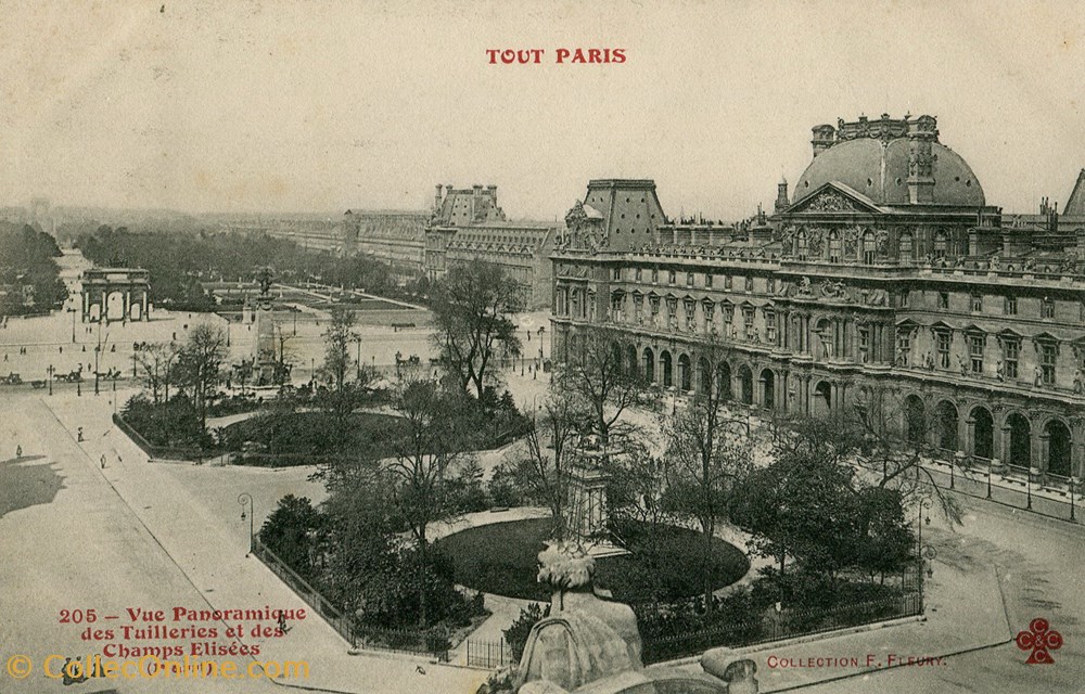 cartes postales europe france collection tout paris 205
