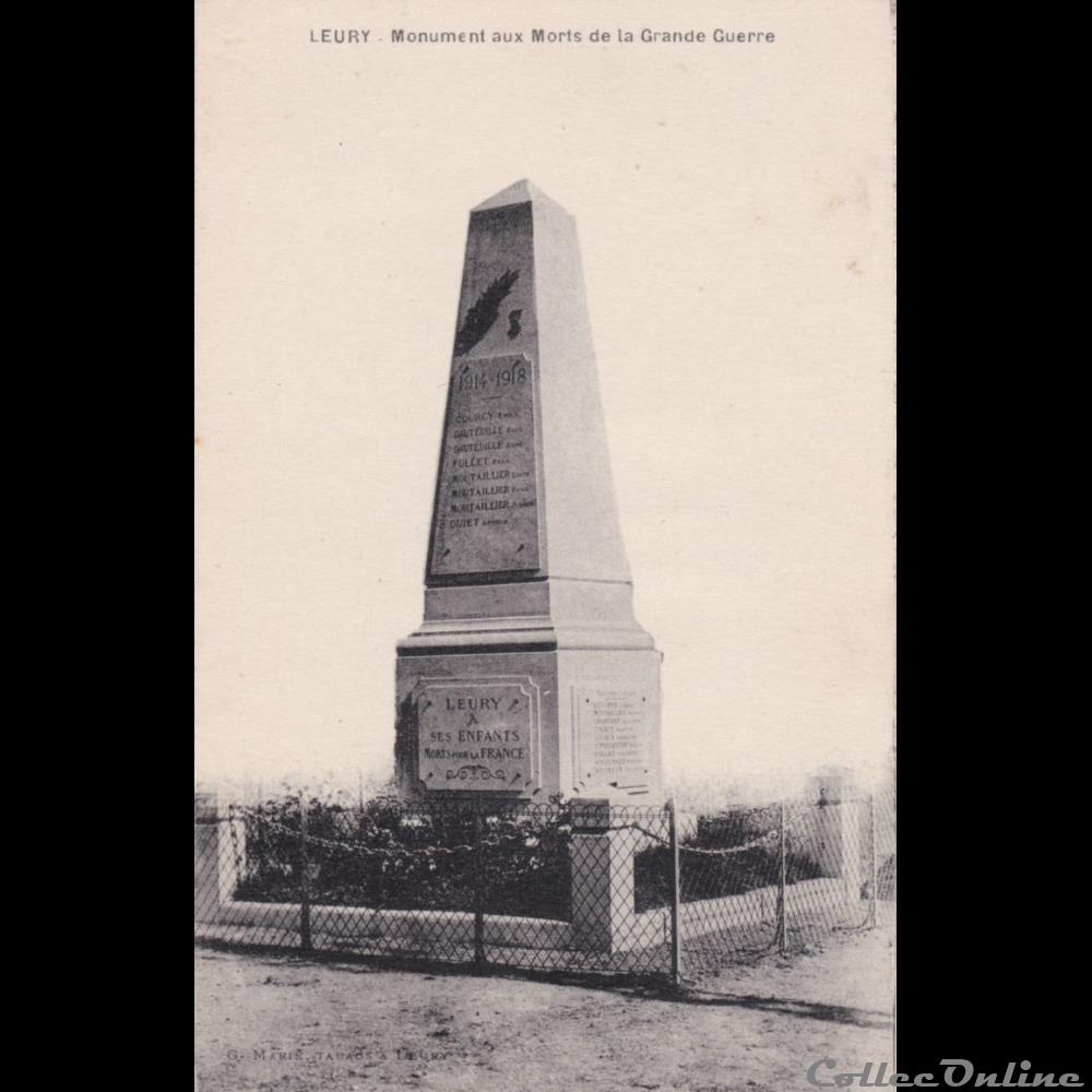 02 - Leury carte postale france picardie 02 leury