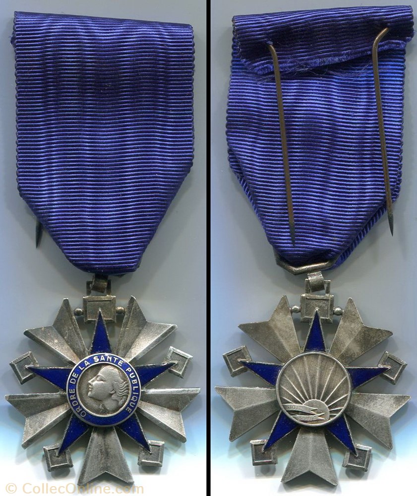 france medaille de ordre de la sante publique chevalier