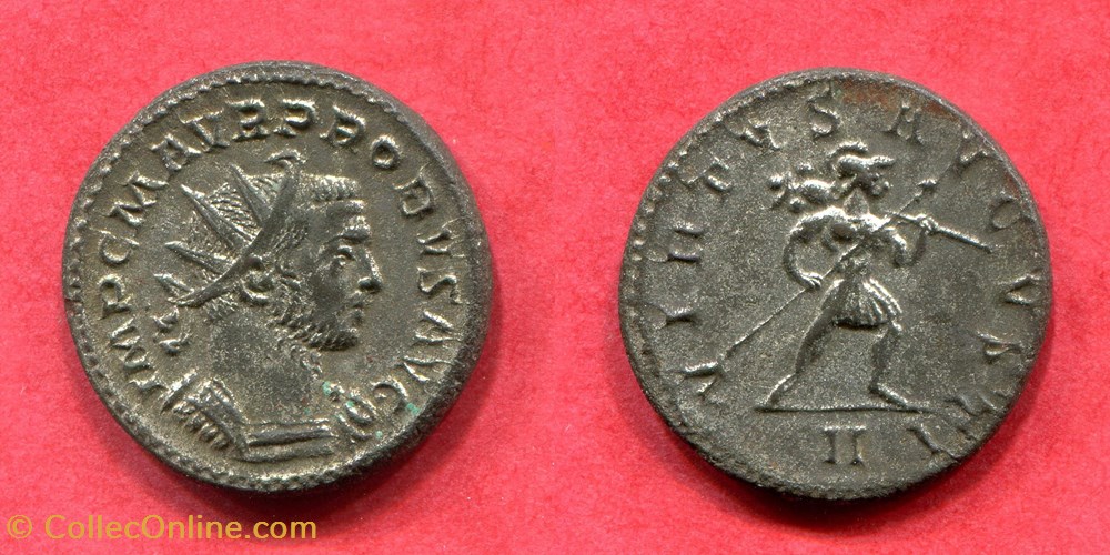 PROBUS - VIRTVS AVGVSTI - RIC 58 monnaie antique jc ap romaine republicaine imperiale probus virtvs avgvsti ric 58