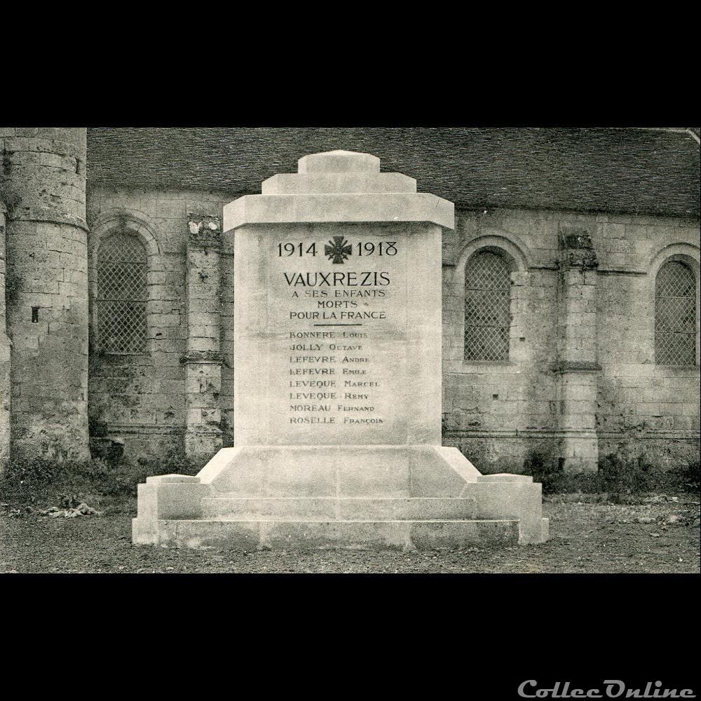 carte postale france picardie 02 vauxrezis