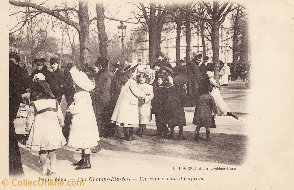 Collection Paris Vécu - N°022 cartes postales europe france collection paris vecu n 022