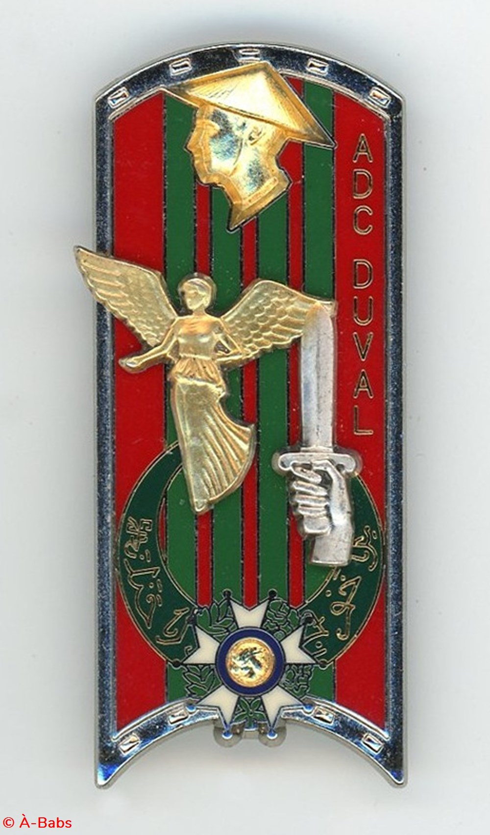Insigne ENSOA - 154° Promotion Duval Albert militaria medailles insignes insigne ensoa 154 promotion duval albert