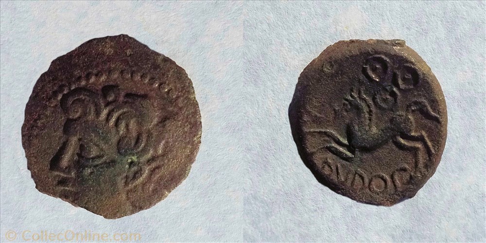 BITURIGES CUBES - Bronze monnaie antique av jc a ap gauloise bituriges cubes bronze
