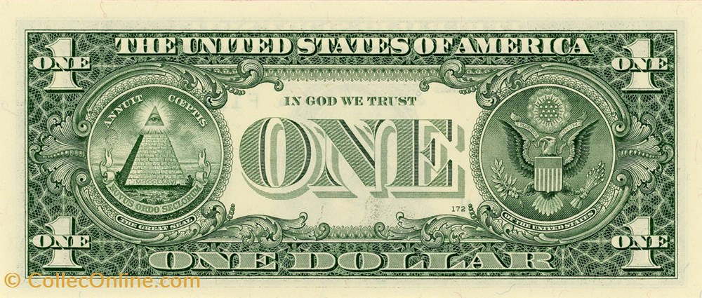 F- 1$ Federal Reserve Notes - Small Size 1995 Series billets amerique du nord etats unis f 1 federal reserve notes small size 1995 series