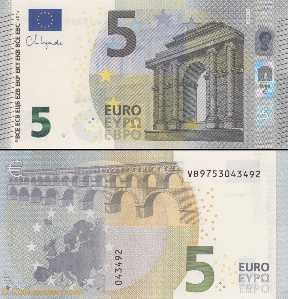 5 EUROS - SIGNATURE LAGARDE - PICK 26 V - Espagne billets autriche 5 euros signature lagarde pick 26 v espagne