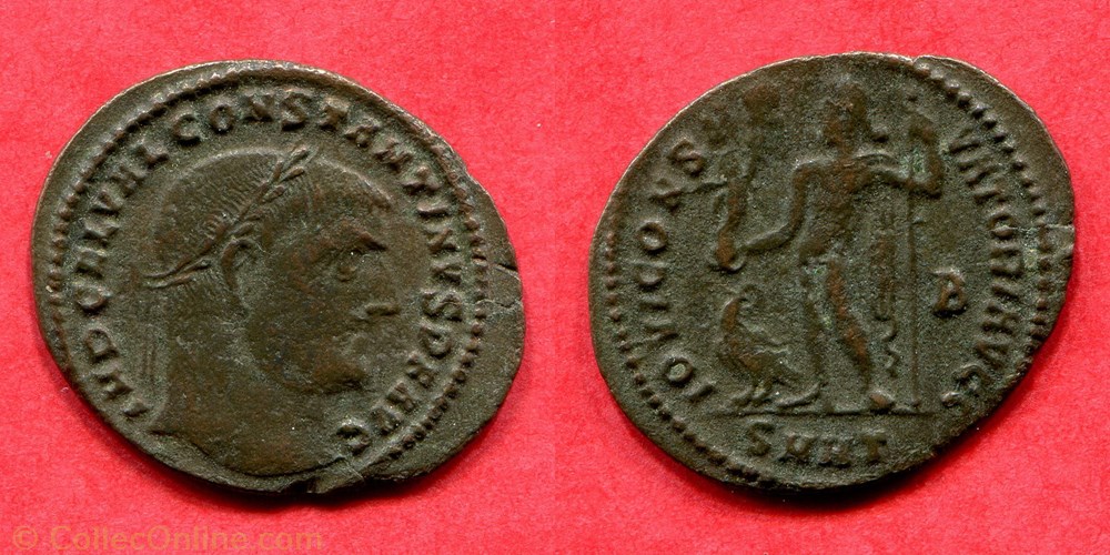 monnaie antique jc ap romaine constantin 1 iovi conservatori avgg ric 5