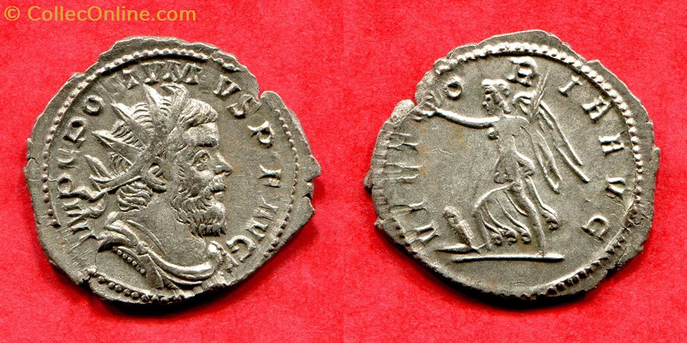 POSTUME - VICT-O-RI-A AVG - RIC 89 monnaie antique jc ap romaine republicaine imperiale postume vict o ri a avg ric 89
