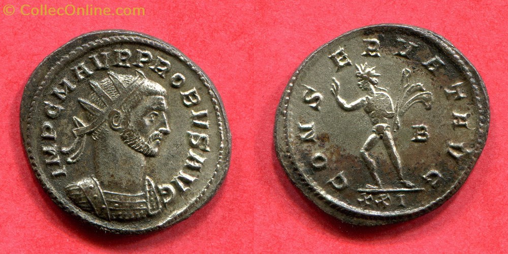monnaie antique jc ap romaine republicaine imperiale probus conservat avg ric 673