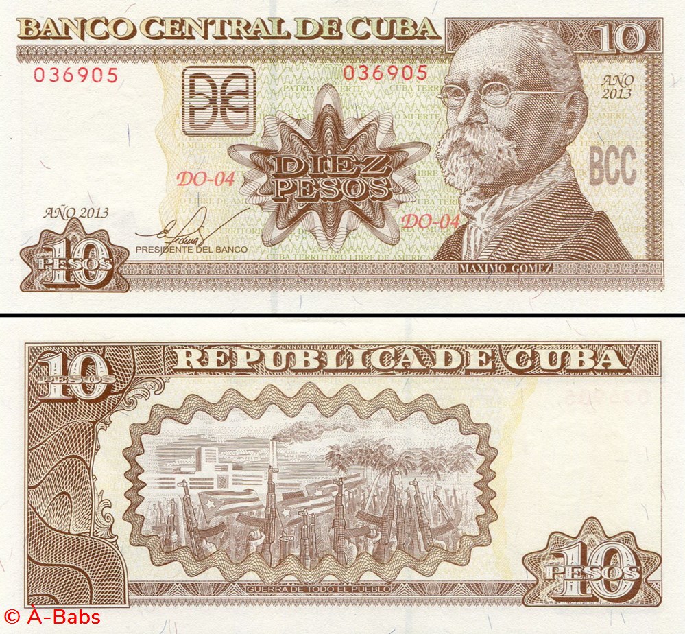 CUBA - PICK 117o - 10 PESOS - 2013 billets amerique centrale et caraibes cuba pick 117o 10 pesos 2013